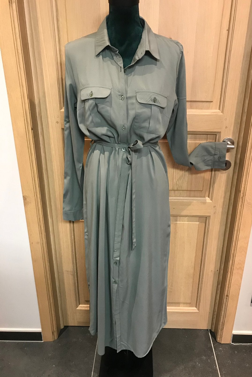 Jurk maat L, Kleding | Dames, Ophalen of Verzenden, Nieuw, Maat 42/44 (L), Groen