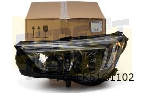 Opel Crossland X Koplamp Rechts (halogeen) (identiteit BLH), -, Verzenden, -, Opel