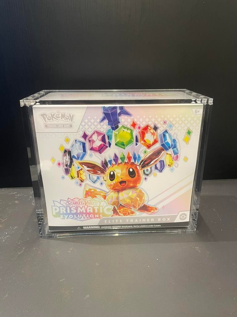 Acryl Case voor Pokémon Elite Trainer Box ( ETB ), Ophalen of Verzenden, Nieuw, Boosterbox, Foil
