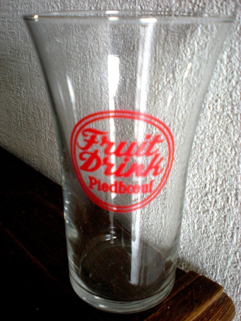 Piedboeuf  Fruit drink, Enlèvement ou Envoi, Comme neuf, Verre ou Verres