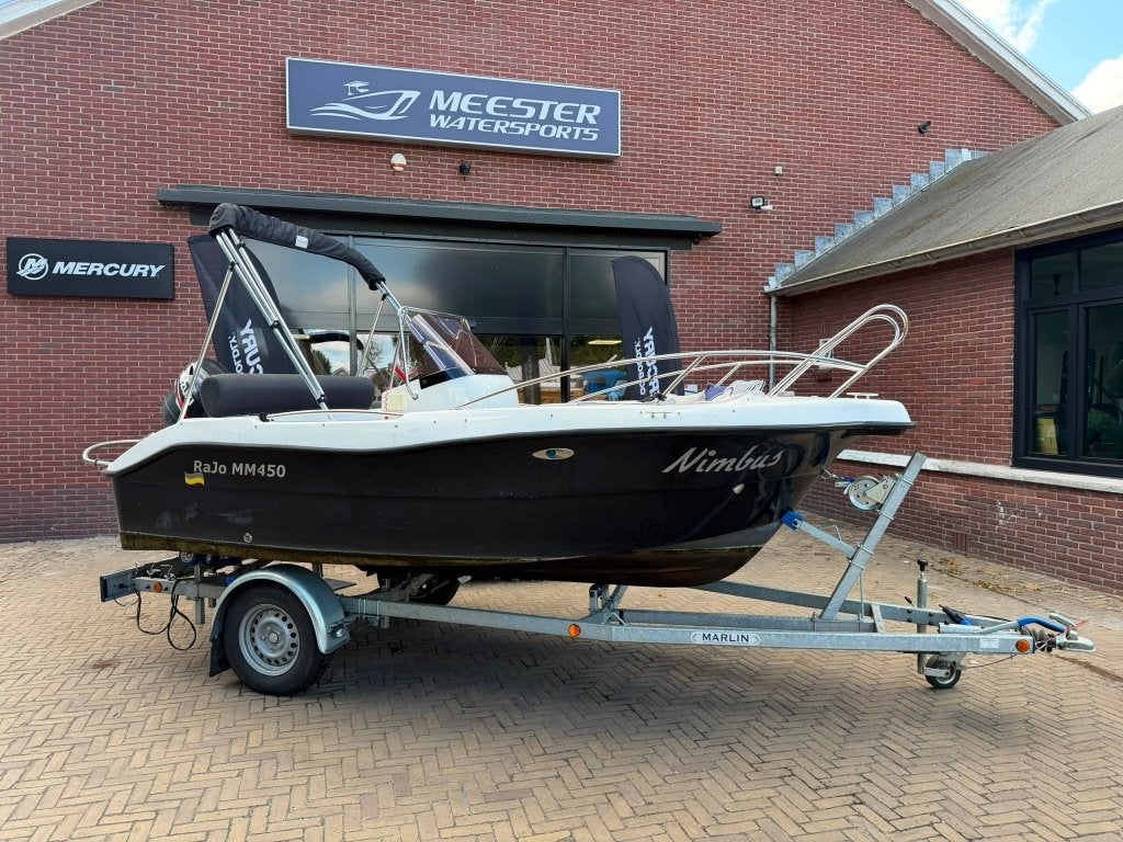 Consoleboot / Rajo 450 / 40pk 4 takt / Marlin Trailer, Ophalen, Overige merken, Gebruikt, Met afstandsbediening