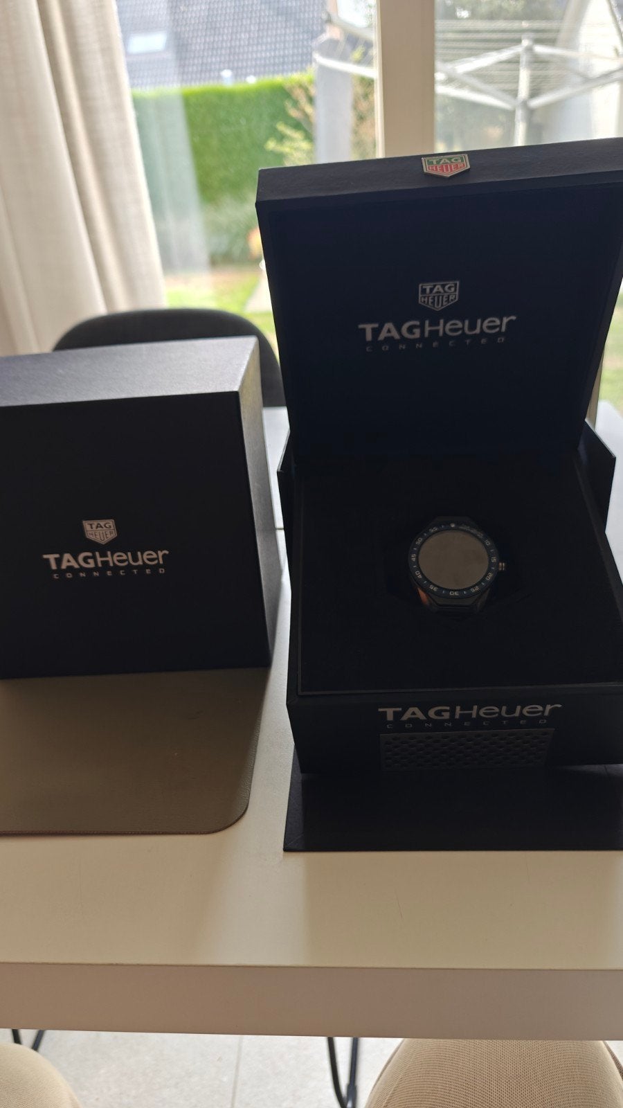 TAGHeuer connected te koop, Handtassen en Accessoires, Staal, Polshorloge, Kunststof, Ophalen of Verzenden
