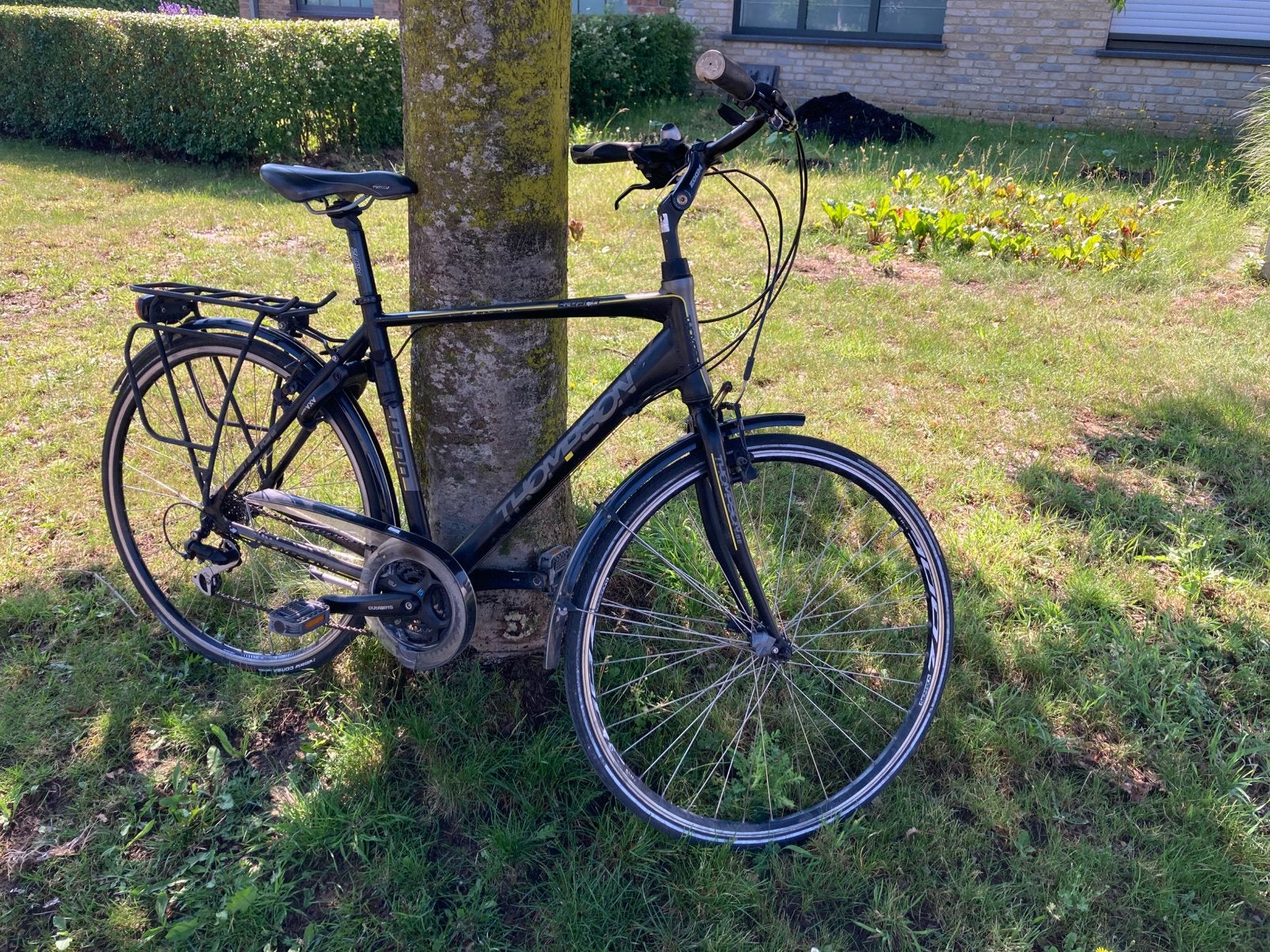 Thompson herenfiets, Gebruikt, Velgrem, Versnellingen, 53 tot 57 cm