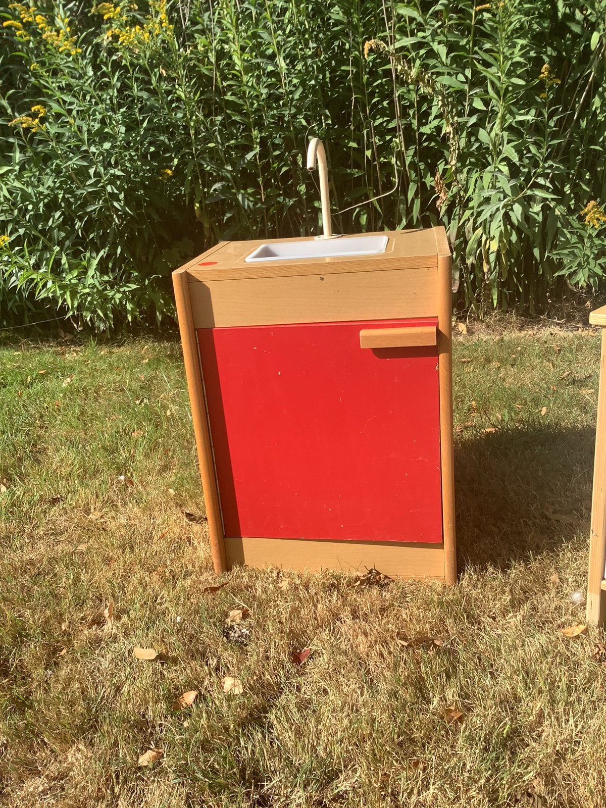 Houten kast met afwasbak, ideaal voor de kleuters, Kinderen en Baby's, Ophalen, Gebruikt, Hout, Speelkeuken