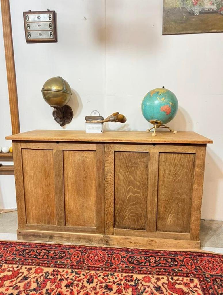 Ancien meuble buffet en chene, Ophalen, Gebruikt, 100 tot 150 cm, Met lade(s)