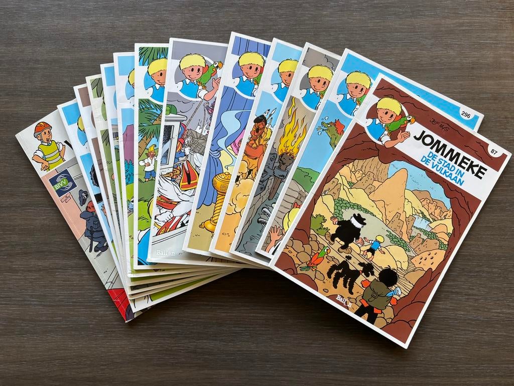 13 strips Jommeke, Plusieurs BD, Enlèvement ou Envoi, Comme neuf