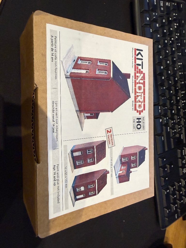 KIT NORD 871003 – Maison du Hainaut – Maquette H0 1/87 Sncb, Envoi, Comme neuf, Pont, Tunnel ou Bâtiment