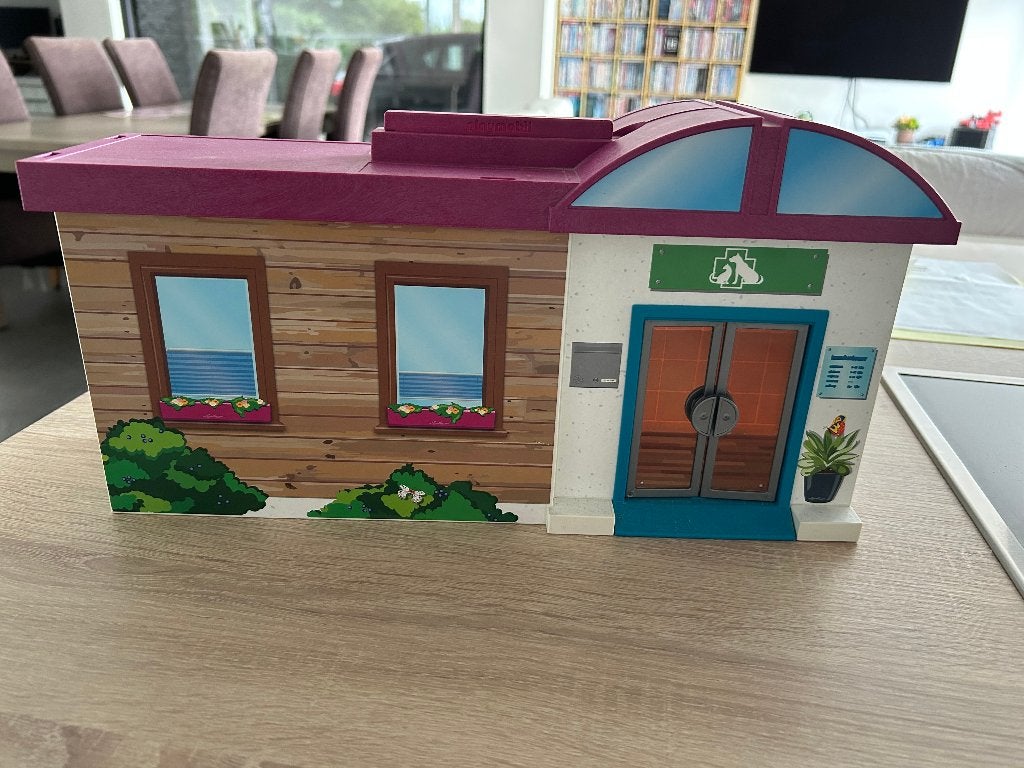 Playmobil 5870 Dierenartsenpraktijk met draagkoffer, Kinderen en Baby's, Speelgoed | Playmobil, Gebouw, Complete set, Ophalen of Verzenden