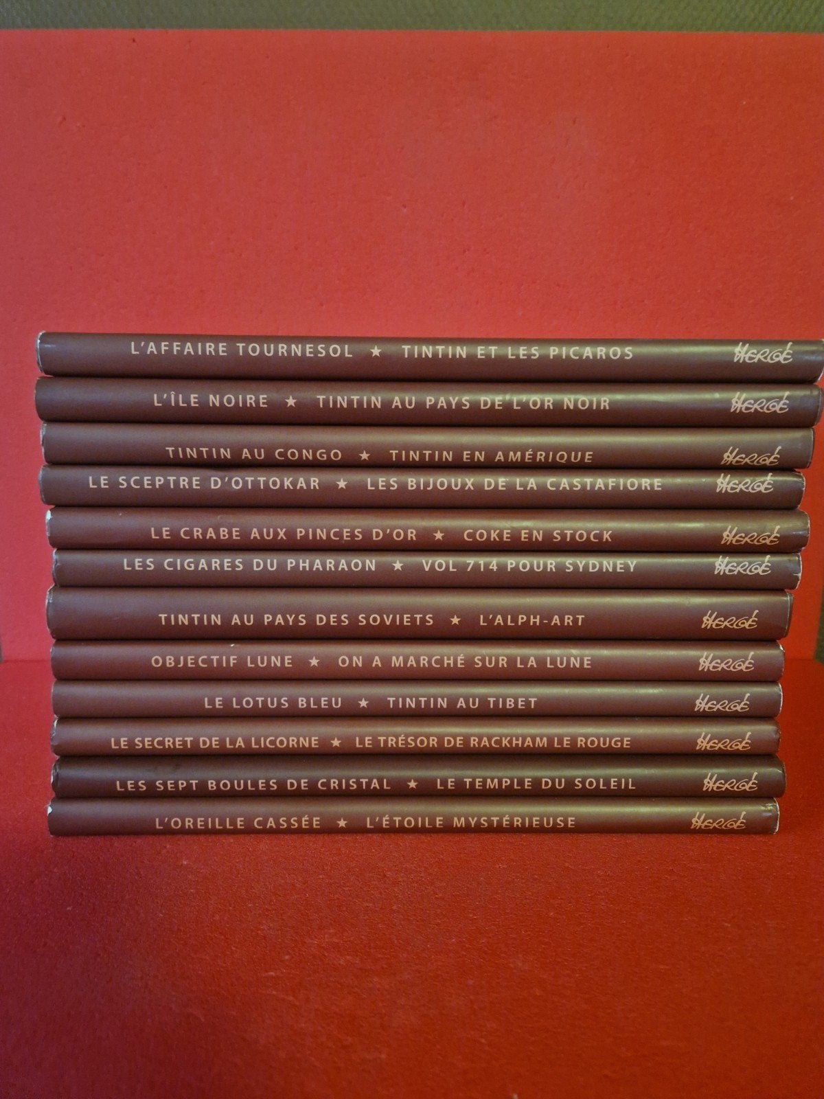 lot de 12 bd double album tintin (intégrale de la série), Enlèvement ou Envoi