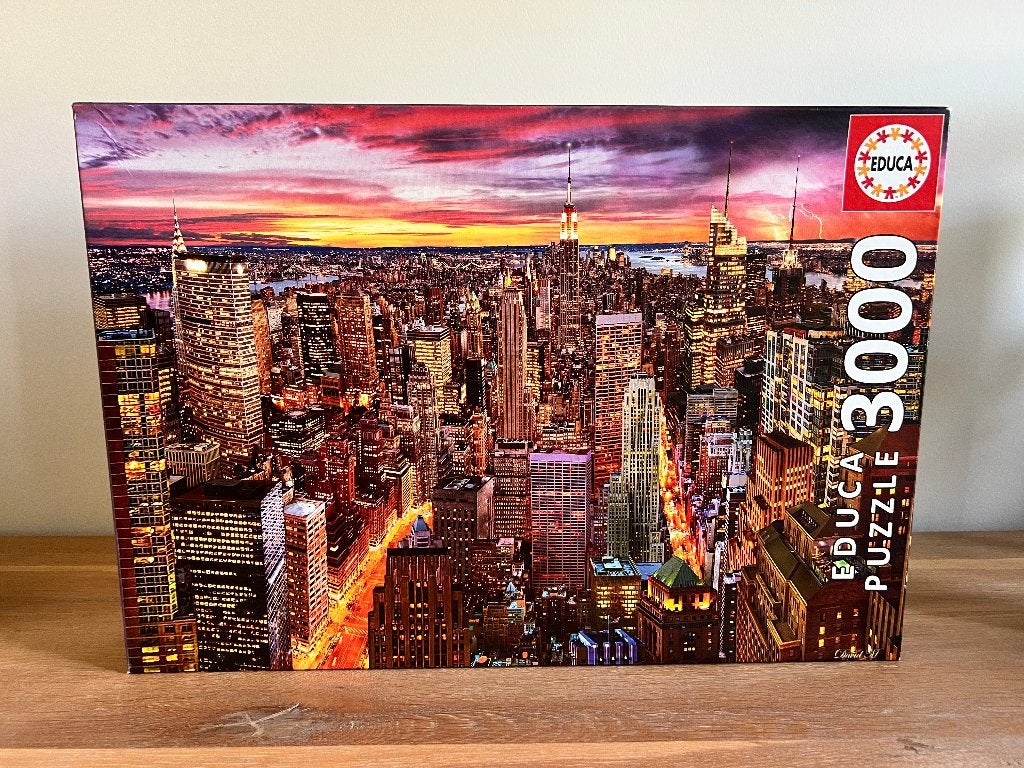 Puzzel Educa - Manhatten Skyline, Ophalen of Verzenden, Meer dan 1500 stukjes, Zo goed als nieuw, Legpuzzel