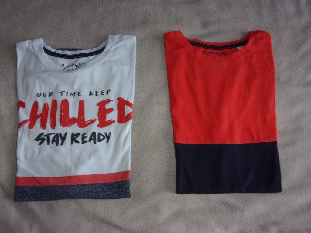 Set van 2 jongens t - shirts. Maat 158-164., Kinderen en Baby's, Kinderkleding | Maat 158, C&A, Ophalen of Verzenden, Zo goed als nieuw