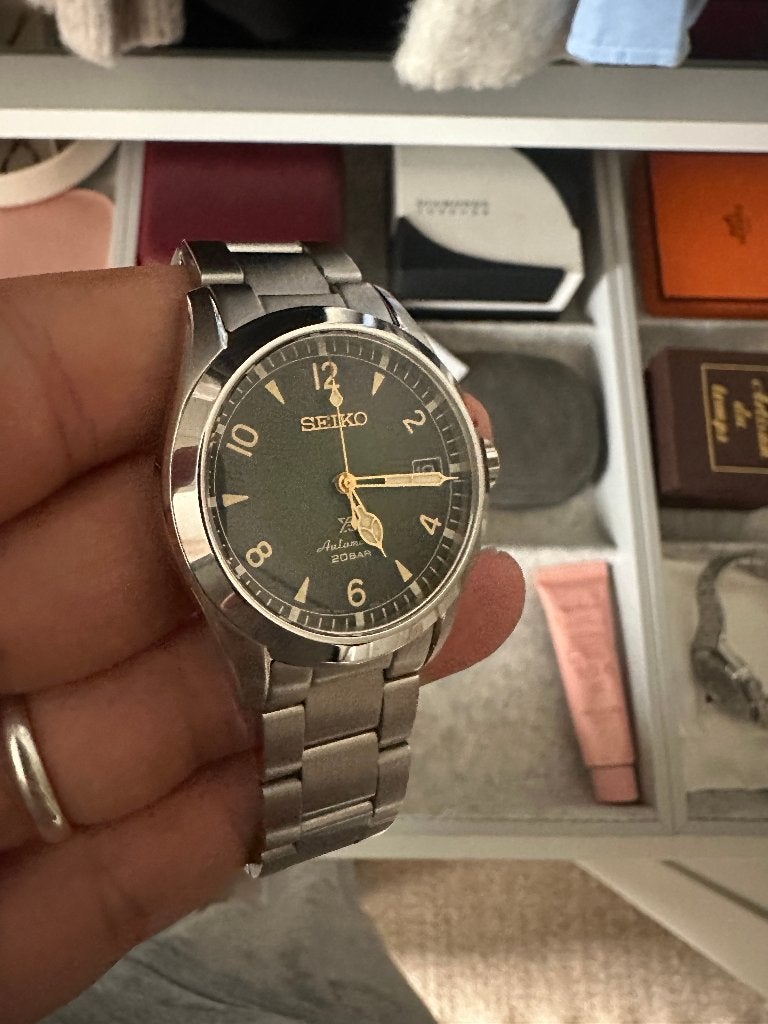 Superbe Seiko à vendre 500EUR, Handtassen en Accessoires, Horloges | Heren, Ophalen, Gebruikt, Seiko
