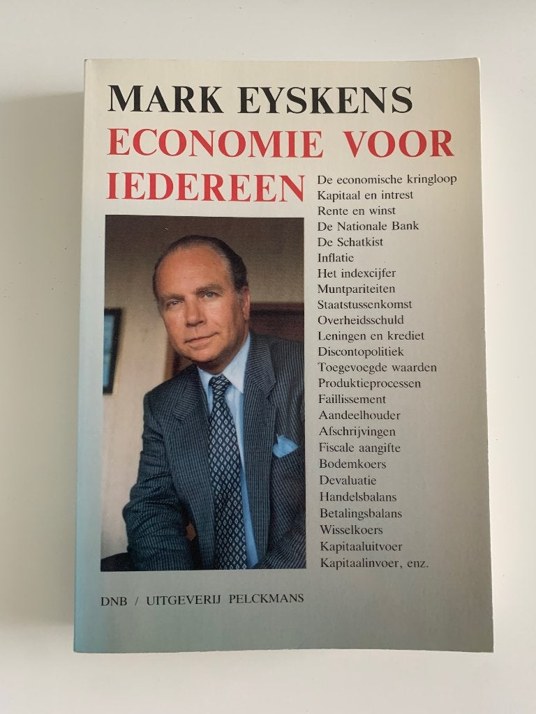 Economie voor iedereen, Mark Eyskens, Ophalen of Verzenden, Gelezen