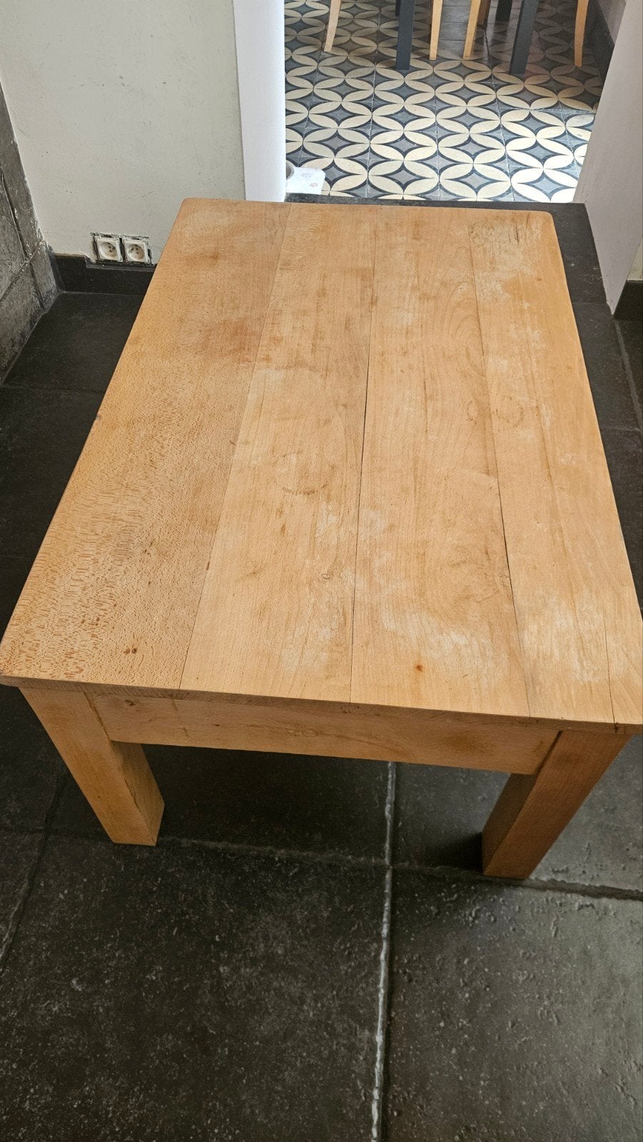 Table de salon en bois., Enlèvement