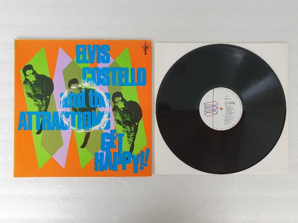 LP Elvis Costello and The Attractions - Get Happy!, Ophalen of Verzenden, Gebruikt, LP