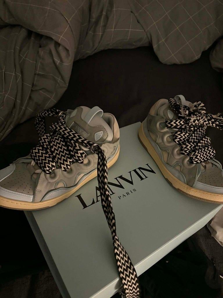 Lanvin Curb sneakers 42, LANVIN, Comme neuf, Enlèvement, Bleu