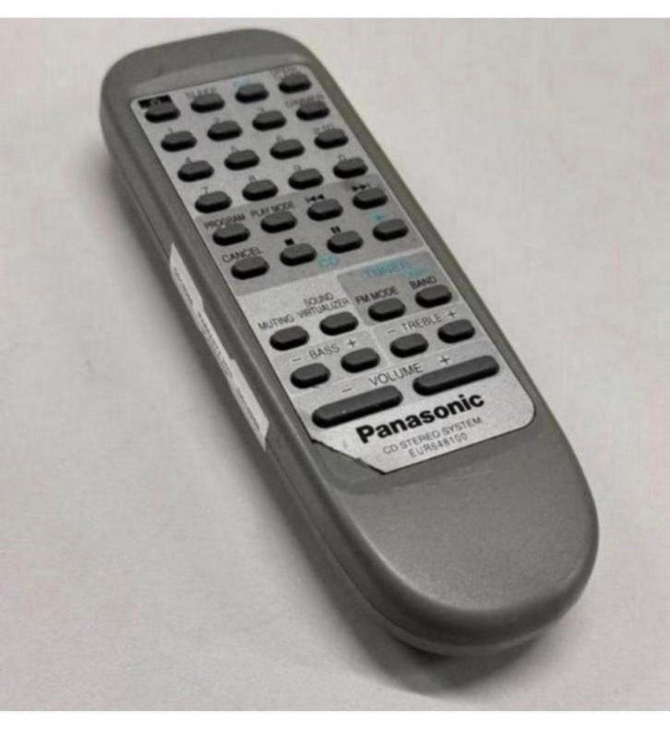 Télécommande stéréo CD Panasonic EUR648100 d'origine, TV, Hi-fi & Vidéo, Enlèvement ou Envoi, Comme neuf, Originale, Lecteur média