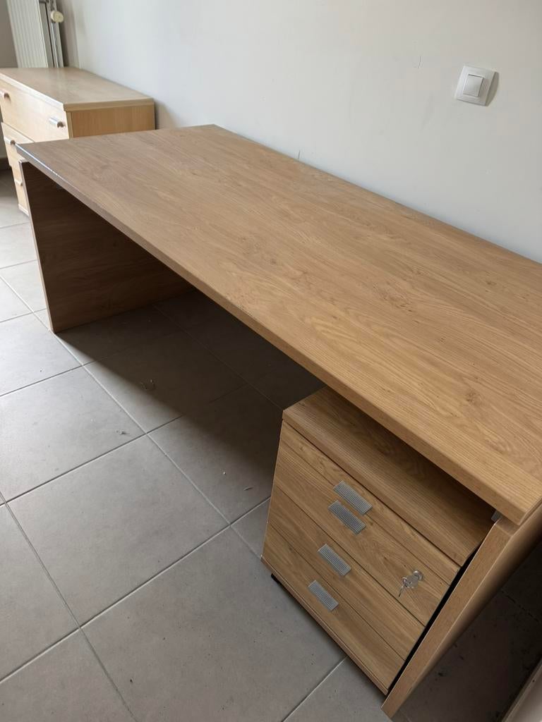 Bureau avec commode, Maison & Meubles, Bureaux, Enlèvement, Utilisé