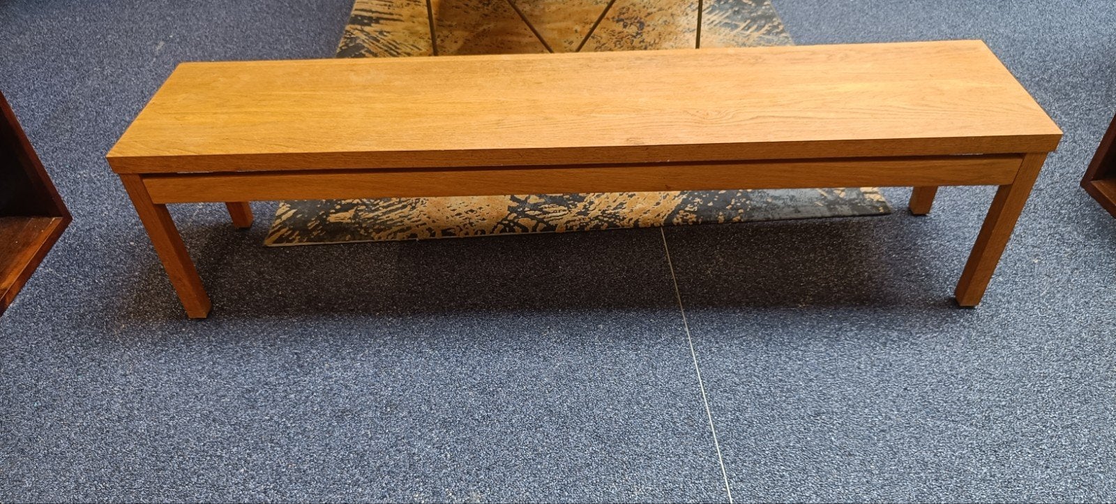 Zitbank / bijzetmeubel in massief eikenhout, Huis en Inrichting, Ophalen