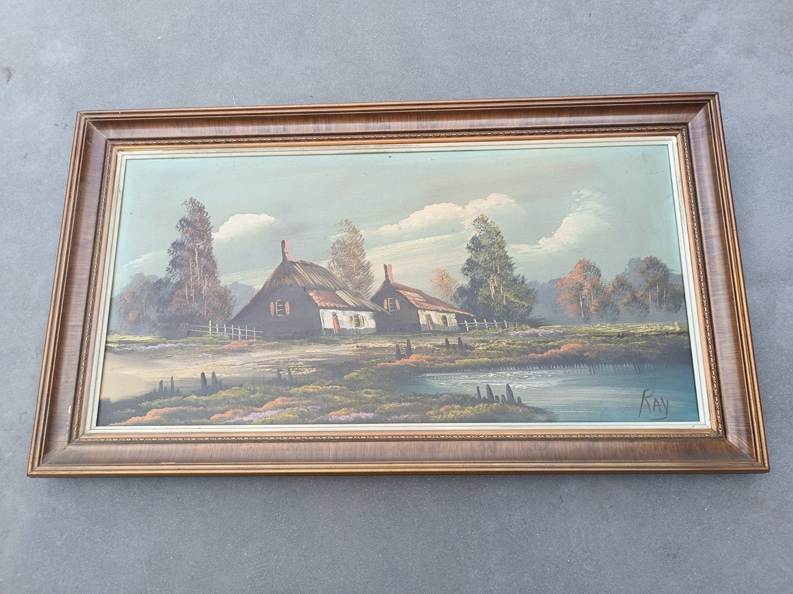 prachtig schilderij, Ophalen