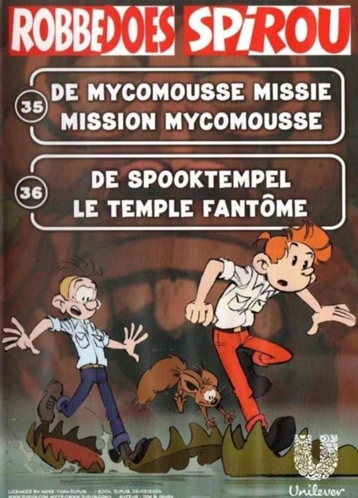 Robbedoes Spirou de spooktempel, Cd's en Dvd's, Dvd's | Tekenfilms en Animatie, Ophalen of Verzenden