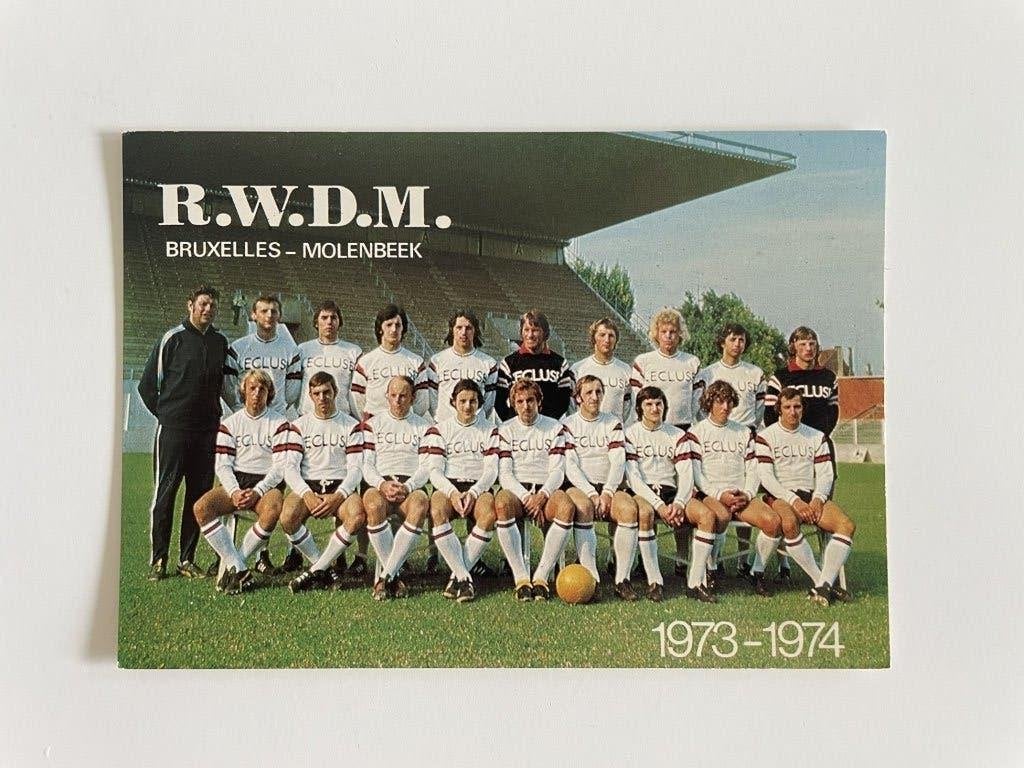 Postkaart RWDM seizoen 1973-1974, Enlèvement ou Envoi, Comme neuf, Cartes de joueur