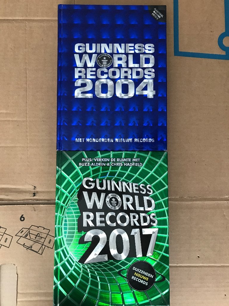 Boeken Guinness world records 2004 2017       µs, Ophalen of Verzenden