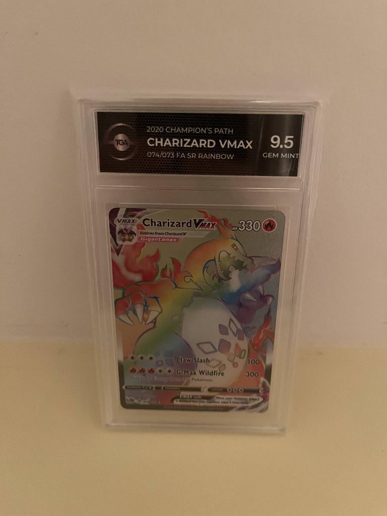 Charizard VMAX - Pokemon Champion's Path TGA 9,5, Enlèvement, Comme neuf, Cartes en vrac
