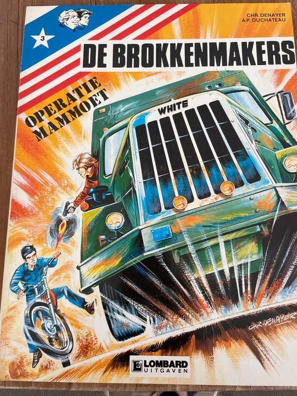 L'opération mammouth des Crumblers (1978), Une BD, Enlèvement ou Envoi, Utilisé