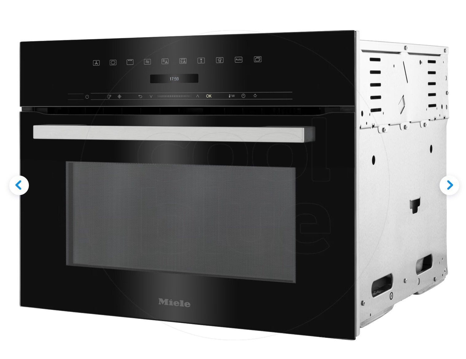 Miele H 7145 BM — Ingebouwde magnetroncombinatieoven, Ophalen, 45 tot 50 cm, Inbouw, Draaiplateau