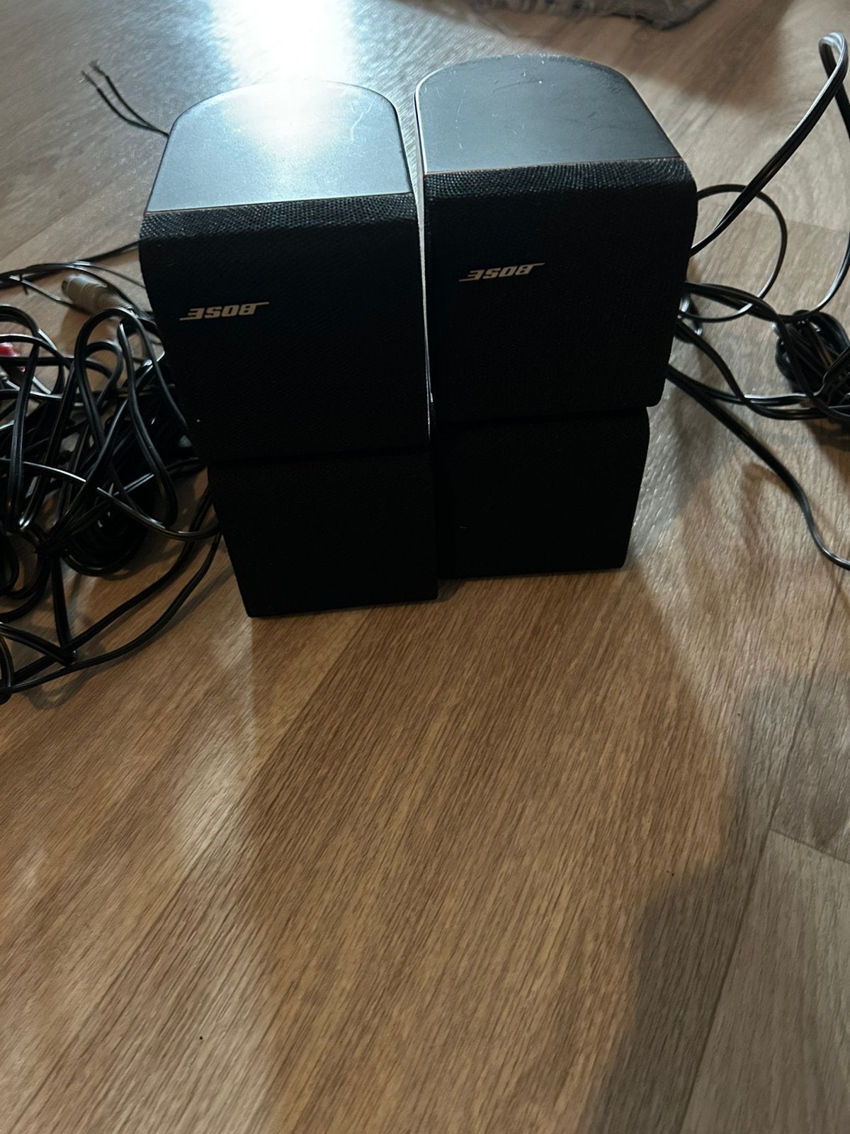 Bose Acoustimass Double Cube Speakers (Redline) +  Kabels, Ophalen, Zo goed als nieuw