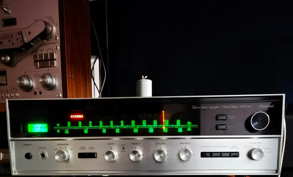 Sansui 2000a, Audio, Tv en Foto, Versterkers en Ontvangers, Refurbished, Stereo, 60 tot 120 watt, Overige merken, Ophalen