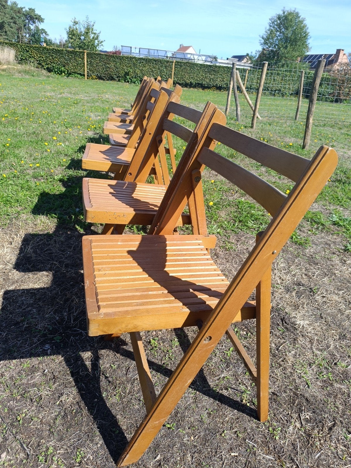 vintage klapstoelen, Ophalen