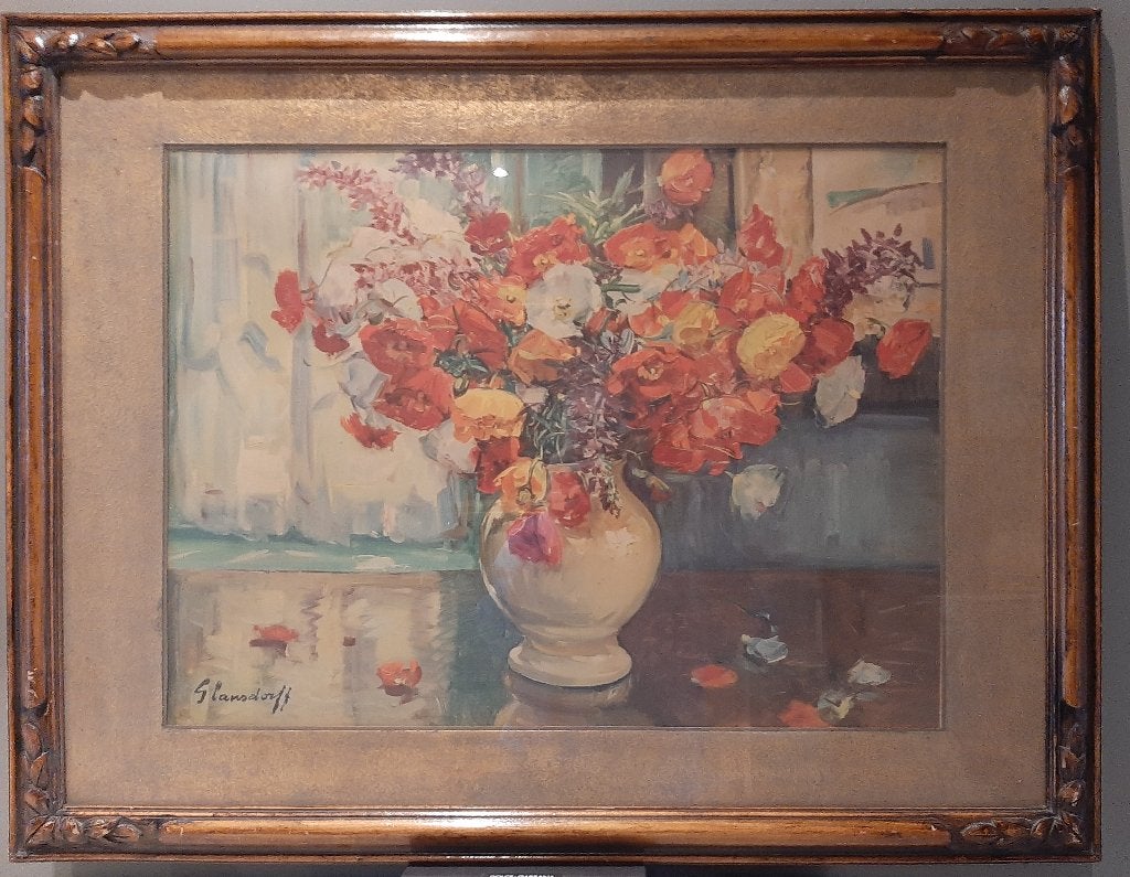 Hubert Glasdorff -kwalitatieve print in houten lijst, Ophalen, Print, Print/reproductie, Gesigneerd