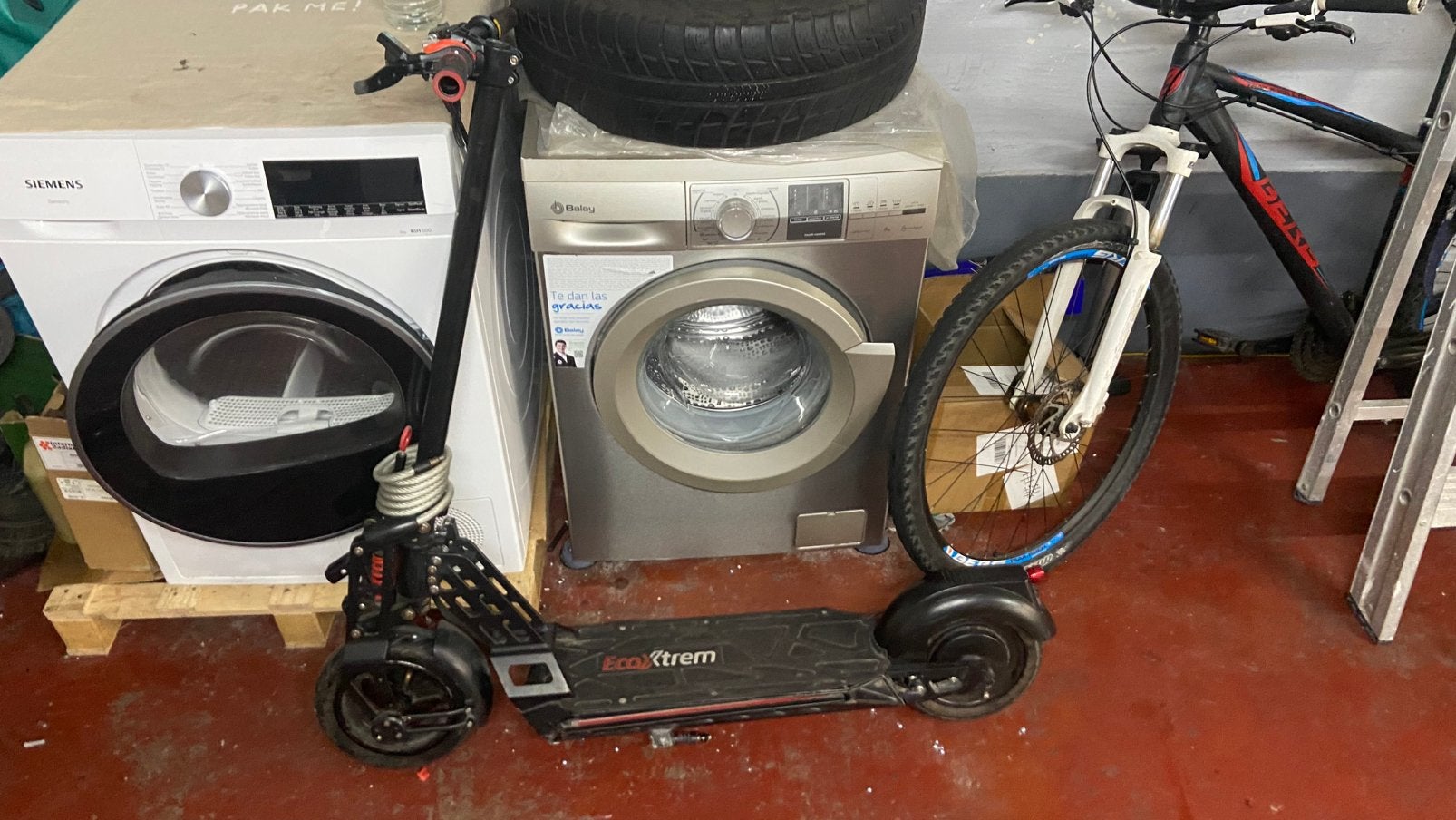 Étape Exoxterm, Enlèvement, Utilisé, Step électrique (E-scooter)