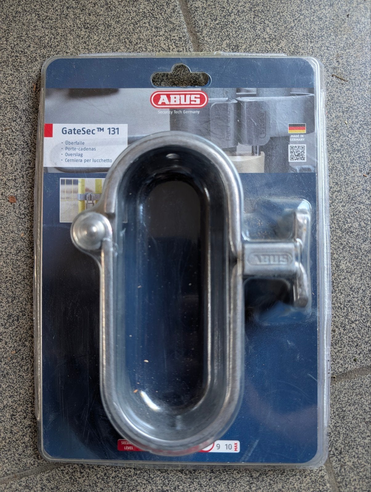 Nieuw ABUS GateSec 131 poortslotbeugel voor hangslot, Ophalen of Verzenden, Nieuw, IJzer