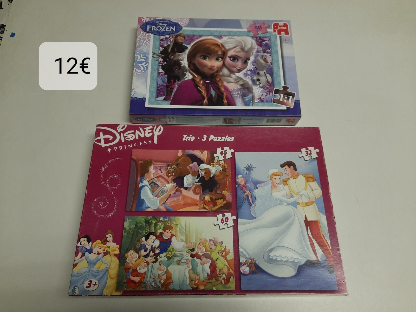 4 puzzels ( 2 dozen), Kinderen en Baby's, Speelgoed | Kinderpuzzels, Ophalen