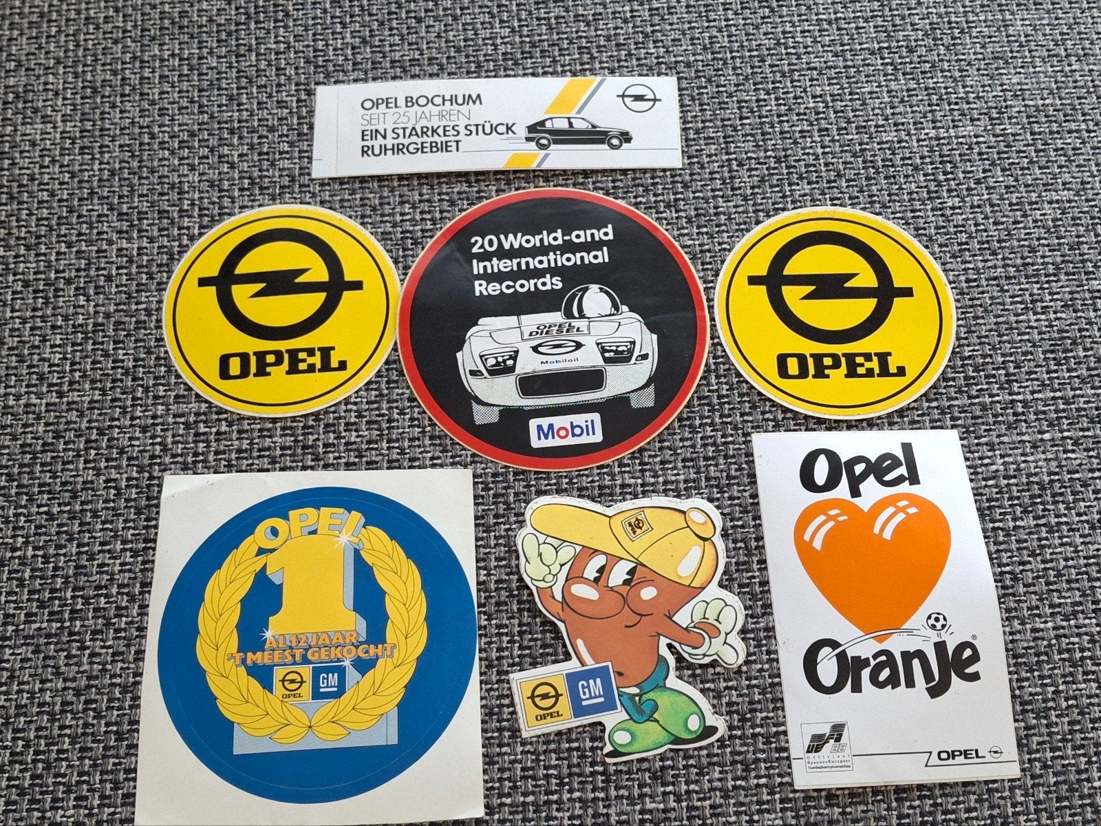 Lot de stickers marque de voiture Opel, Enlèvement ou Envoi, Comme neuf, Voiture ou Moto