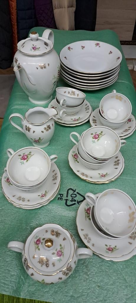 Volledig eetservies, Ophalen