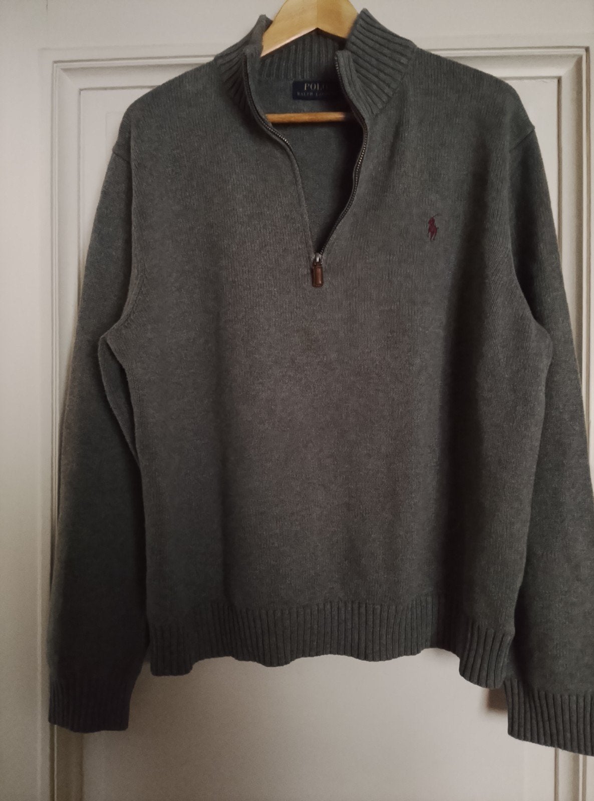 Polo Ralph Lauren grijze gilet met rits, maat L, Maat 52/54 (L), Ophalen of Verzenden, Grijs, Polo Ralph Lauren