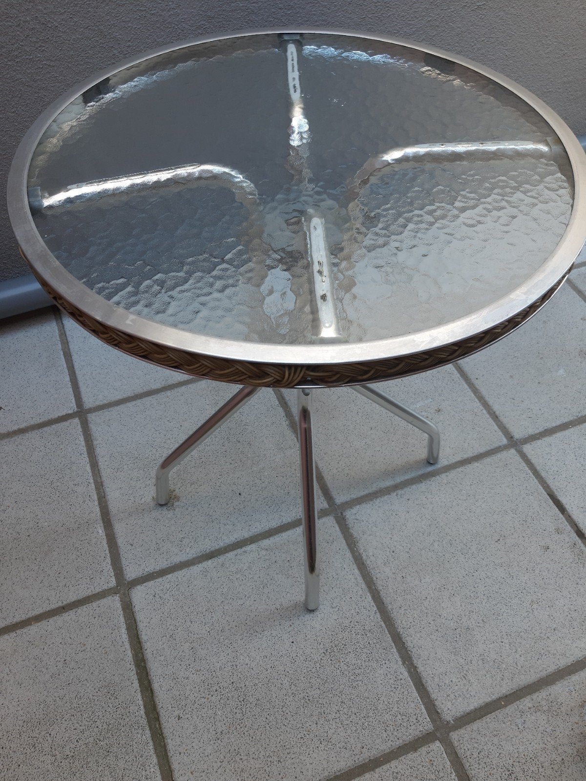 petite table, Maison & Meubles, Enlèvement, Verre