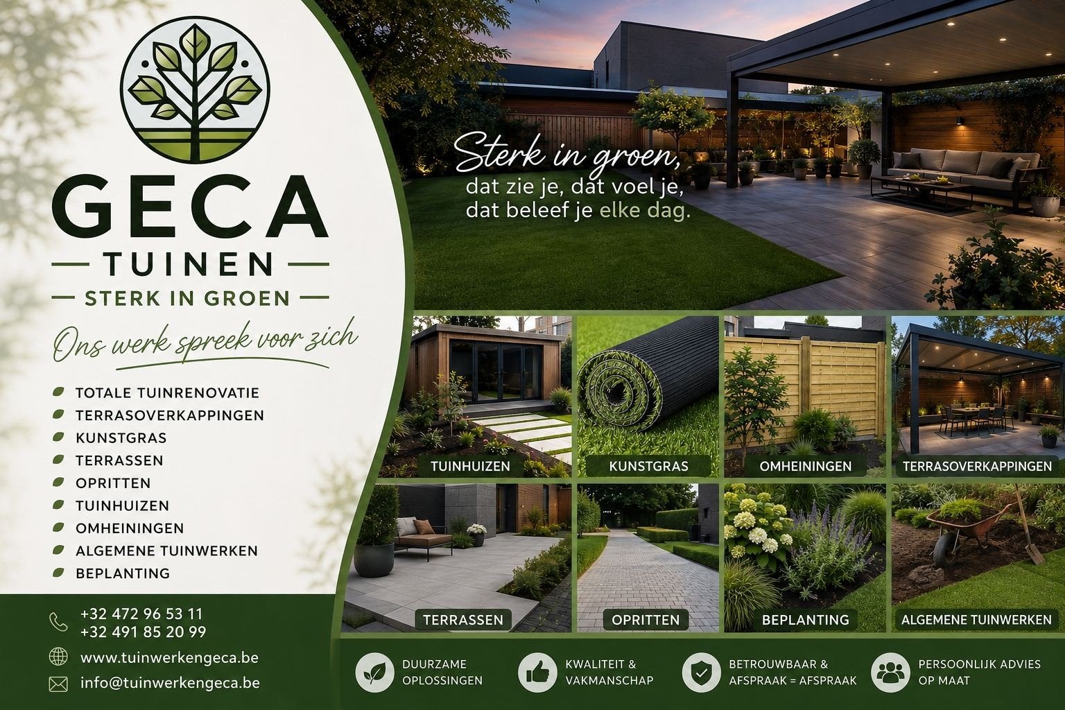Tuinaanleg en totaal projecten, Services & Professionnels, Jardiniers & Paveurs