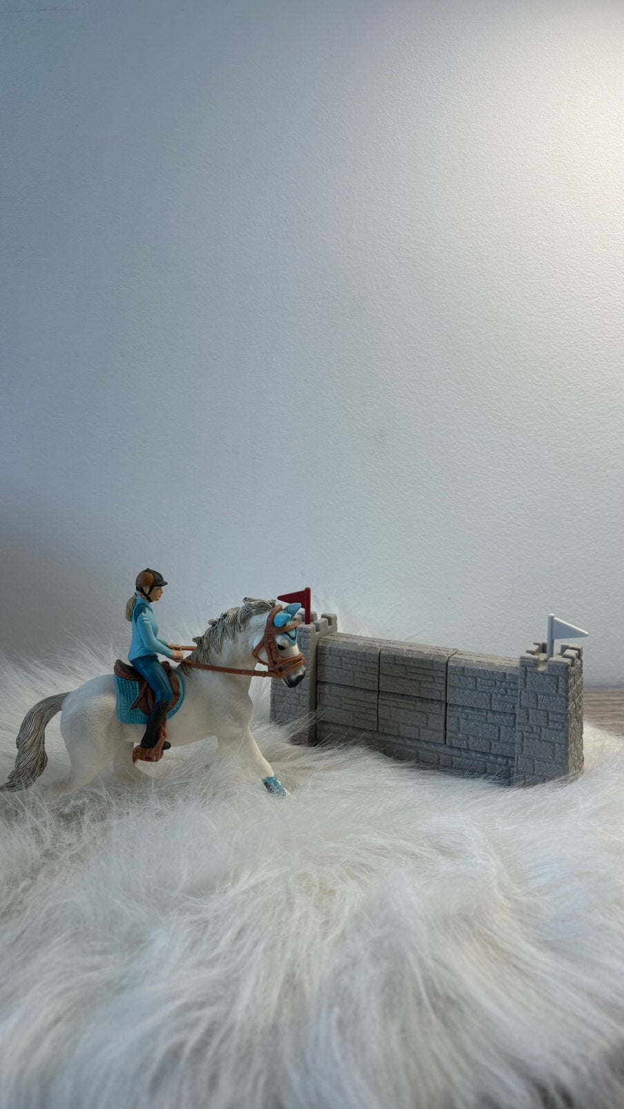 Schleich jumping paard set, Ophalen, Zo goed als nieuw