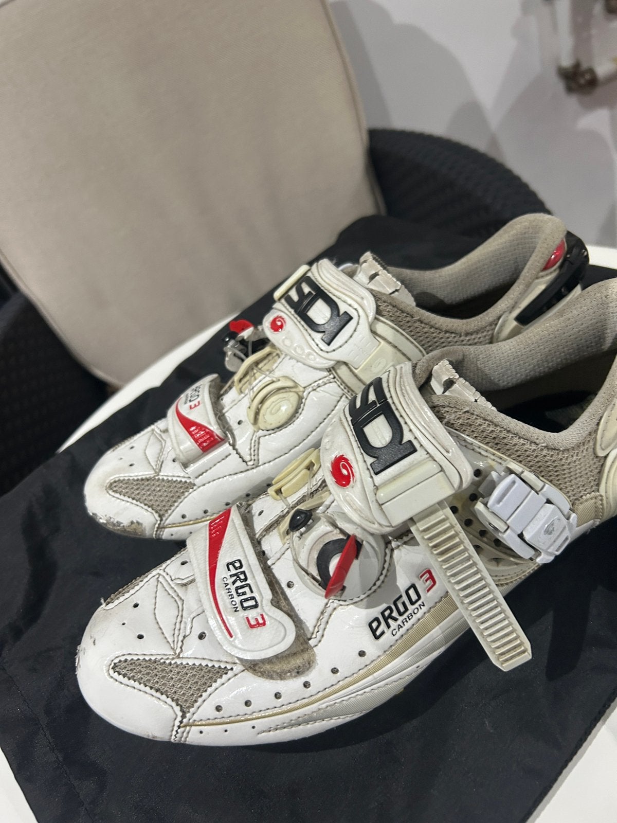 Chaussures cycliste Sidi Ergo 3 T42, Vélos & Vélomoteurs, Enlèvement ou Envoi, M, Utilisé, Sidi