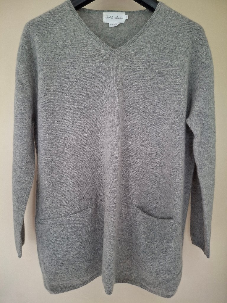 100% cashmere trui 'Absolut Cashmere' - maat 38 (oversized), Ophalen of Verzenden, Maat 38/40 (M)