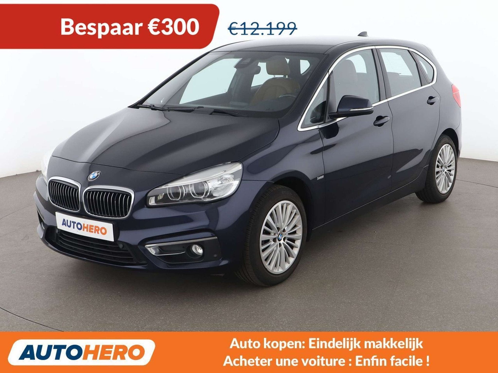 BMW 2 Serie 218 218i Active Tourer Luxury Line, Autos, Achat, Autres carburants, 1445 kg, 5 portes