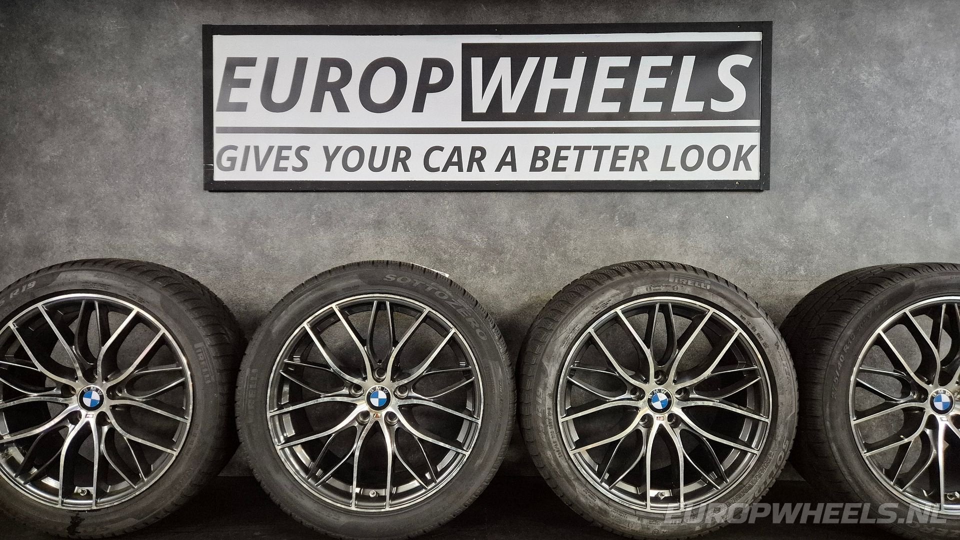 19 inch BMW X3 F25 X4 F26 velgen Pirelli winterbanden, 19 inch, -, -, Banden en Velgen