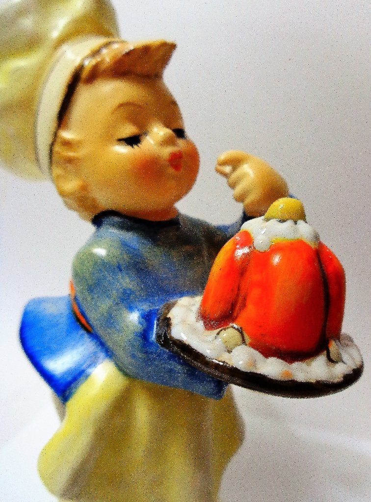 M I Hummel:128 -Baker-12½cm. Vintage 1960’s TMK-3 -Excell., Collections, Envoi