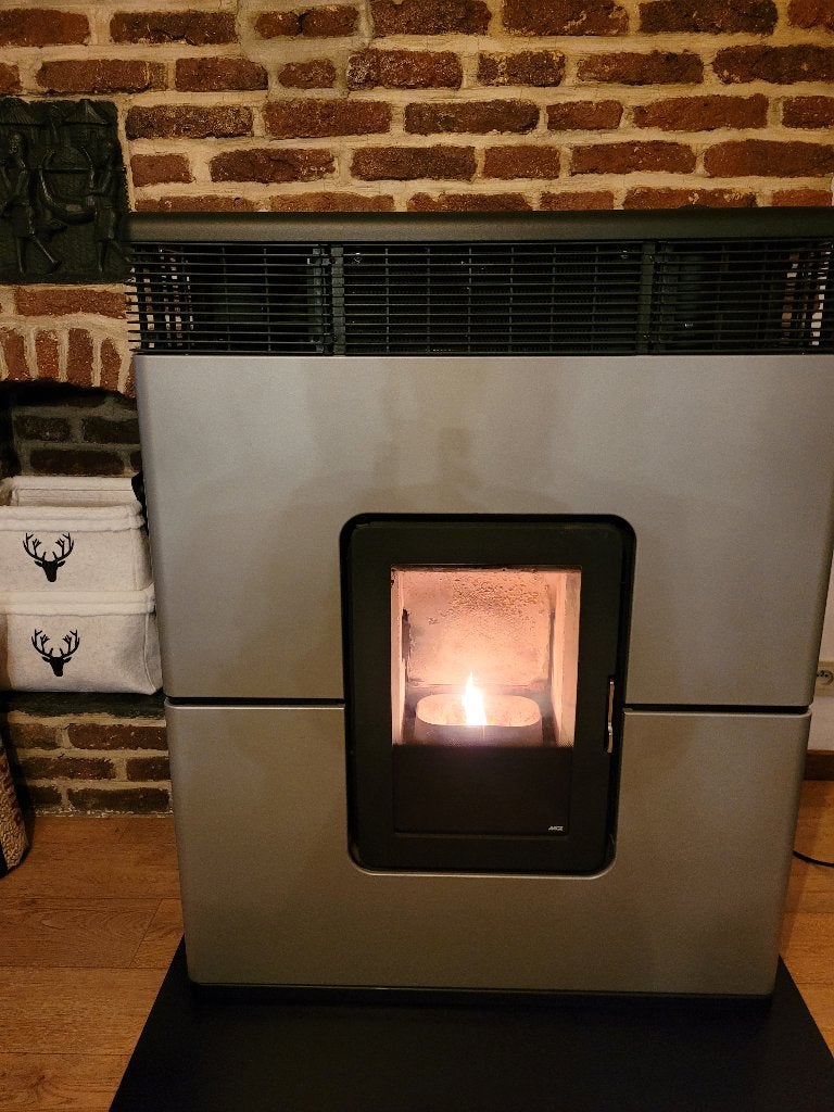 Poêle à pellets MCZ Philo 9 kw Confort Air Alu, Huis en Inrichting, Ophalen, Gebruikt, Pelletkachel
