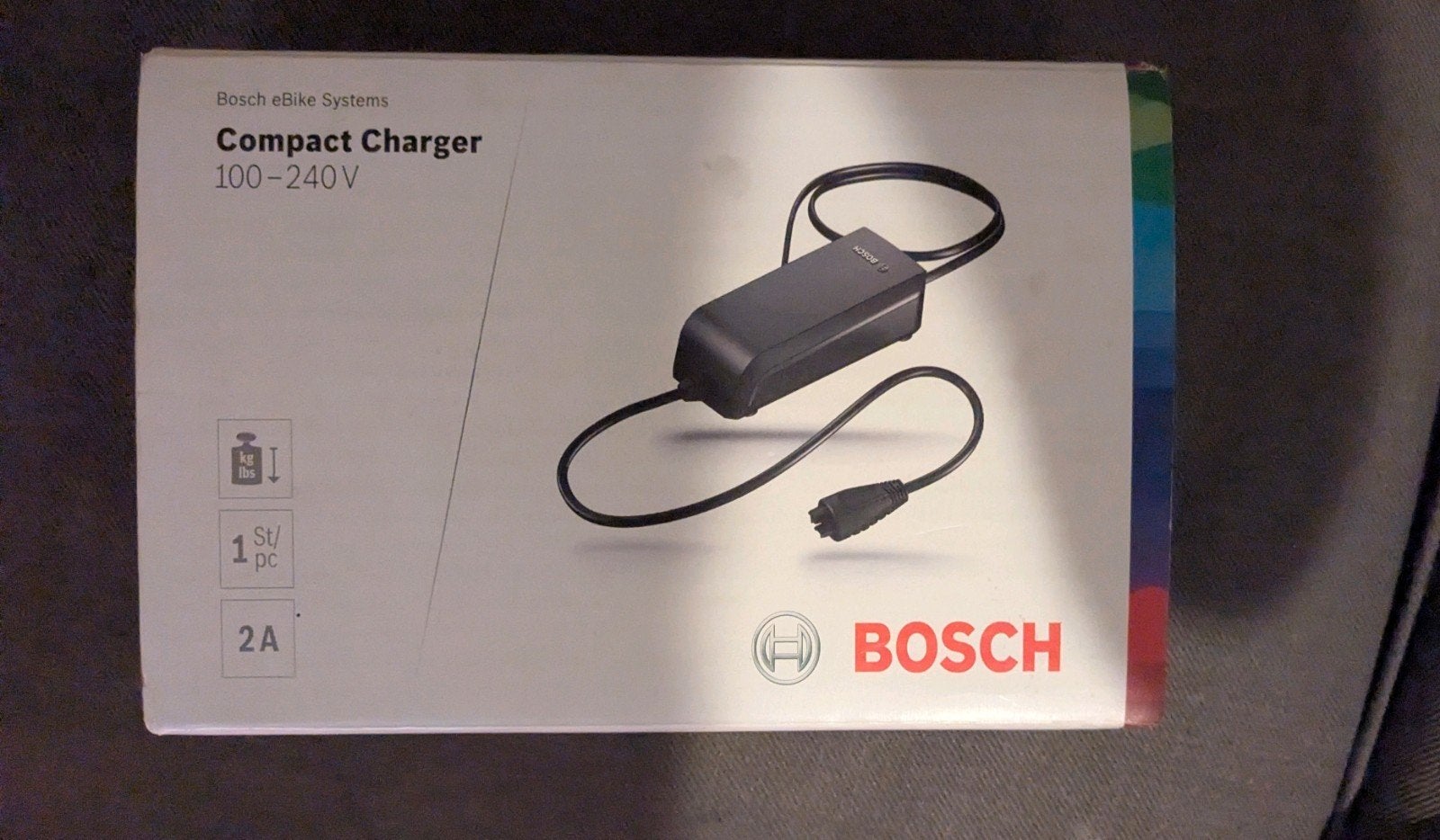 Compact chargeur Bosch 2A, Vélos & Vélomoteurs, Accessoires vélo | Batteries de vélo, Enlèvement ou Envoi